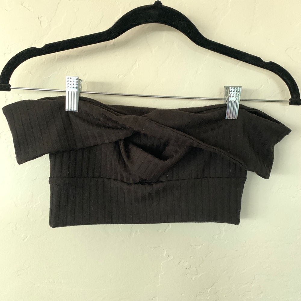 Off the shoulder Bandeau Top